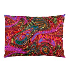 Abstract Art Multicolored Pattern Pillow Case (two Sides) by SpinnyChairDesigns