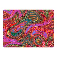 Abstract Art Multicolored Pattern Double Sided Flano Blanket (mini)  by SpinnyChairDesigns