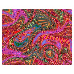 Abstract Art Multicolored Pattern Double Sided Flano Blanket (medium)  by SpinnyChairDesigns