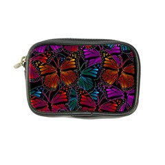 Colorful Monarch Butterfly Pattern Coin Purse by SpinnyChairDesigns