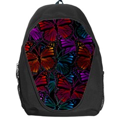 Colorful Monarch Butterfly Pattern Backpack Bag