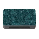 Dark Teal Butterfly Pattern Memory Card Reader with CF Front