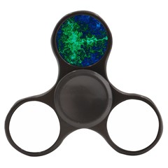 Abstract Green And Blue Techno Pattern Finger Spinner by SpinnyChairDesigns