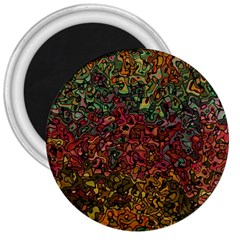 Stylish Fall Colors Camouflage 3  Magnets by SpinnyChairDesigns