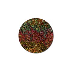 Stylish Fall Colors Camouflage Golf Ball Marker by SpinnyChairDesigns