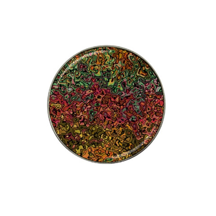 Stylish Fall Colors Camouflage Hat Clip Ball Marker