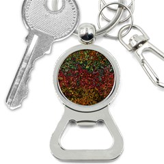 Stylish Fall Colors Camouflage Bottle Opener Key Chain by SpinnyChairDesigns