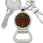 Stylish Fall Colors Camouflage Bottle Opener Key Chain Front