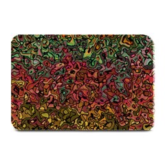 Stylish Fall Colors Camouflage Plate Mats by SpinnyChairDesigns