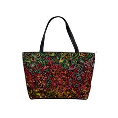 Stylish Fall Colors Camouflage Classic Shoulder Handbag by SpinnyChairDesigns