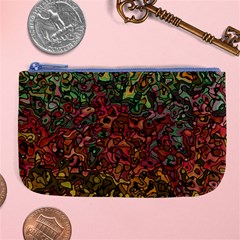 Stylish Fall Colors Camouflage Large Coin Purse by SpinnyChairDesigns