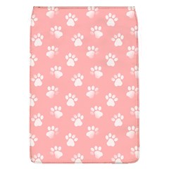 Animal Cat Dog Prints Pattern Pink White Removable Flap Cover (l) by SpinnyChairDesigns