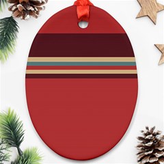 Retro Aesthetic Ornament (oval) by tmsartbazaar