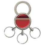 Retro Aesthetic 3-Ring Key Chain Front