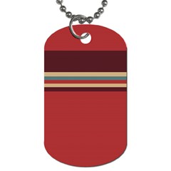 Retro Aesthetic Dog Tag (one Side) by tmsartbazaar