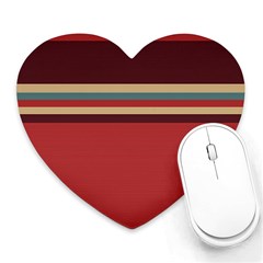 Retro Aesthetic Heart Mousepads by tmsartbazaar