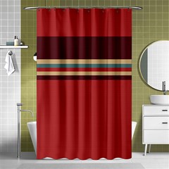 Retro Aesthetic Shower Curtain 48  X 72  (small)  by tmsartbazaar