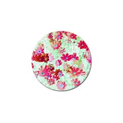  Cosmos Flowers Red Golf Ball Marker (10 Pack) by DinkovaArt