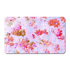 Cosmos Flowers Pink Magnet (rectangular) by DinkovaArt