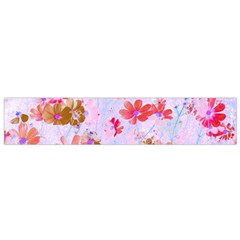 Cosmos Flowers Pink Small Flano Scarf