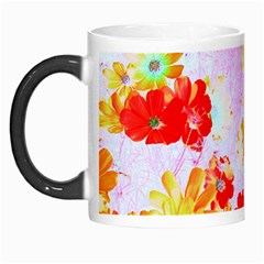 Cosmos Flowers Orange Morph Mugs by DinkovaArt