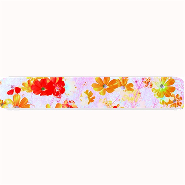 cosmos flowers orange Small Bar Mats