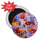 Cosmos Flowers Brown 2.25  Magnets (100 pack)  Front