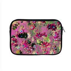 Cosmos Flowers Dark Red Apple Macbook Pro 15  Zipper Case by DinkovaArt