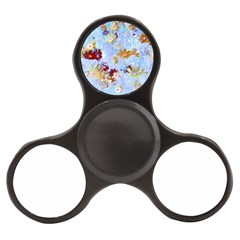 Cosmos Flowers Ligh Blue Finger Spinner by DinkovaArt