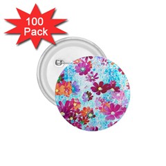 Cosmos Flowers 1.75  Buttons (100 pack) 