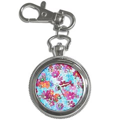 Cosmos Flowers Key Chain Watches