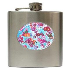 Cosmos Flowers Hip Flask (6 oz)