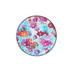 Cosmos Flowers Hat Clip Ball Marker