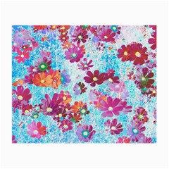 Cosmos Flowers Small Glasses Cloth