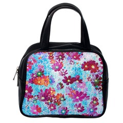 Cosmos Flowers Classic Handbag (One Side)