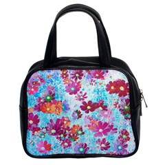 Cosmos Flowers Classic Handbag (Two Sides)