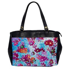 Cosmos Flowers Oversize Office Handbag