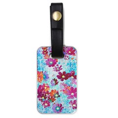 Cosmos Flowers Luggage Tag (one side)