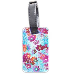 Cosmos Flowers Luggage Tag (two sides)