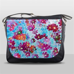 Cosmos Flowers Messenger Bag