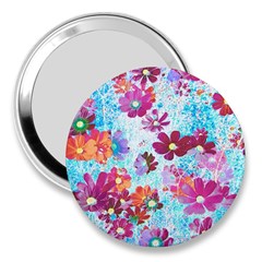 Cosmos Flowers 3  Handbag Mirrors