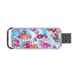 Cosmos Flowers Portable USB Flash (One Side)