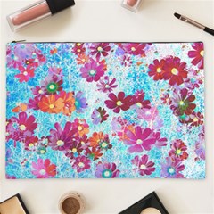 Cosmos Flowers Cosmetic Bag (XXL)