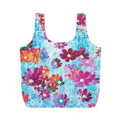 Cosmos Flowers Full Print Recycle Bag (M)