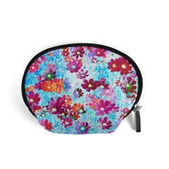 Cosmos Flowers Accessory Pouch (Small)