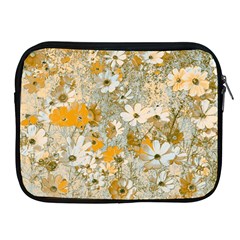 Cosmos Flowers Sepia Color Apple Ipad 2/3/4 Zipper Cases by DinkovaArt