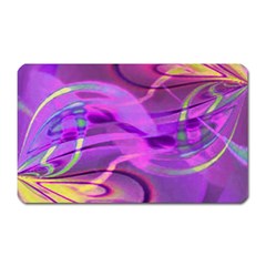 Infinity Painting Purple Magnet (rectangular) by DinkovaArt