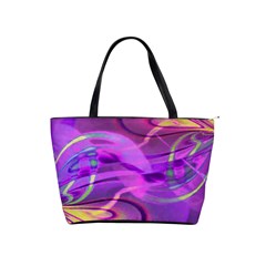 Infinity Painting Purple Classic Shoulder Handbag by DinkovaArt