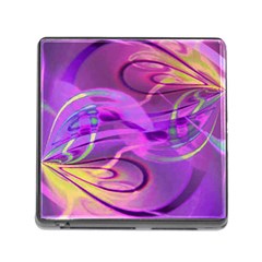 Infinity Painting Purple Memory Card Reader (square 5 Slot) by DinkovaArt