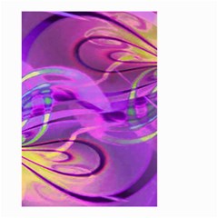 Infinity Painting Purple Small Garden Flag (two Sides) by DinkovaArt